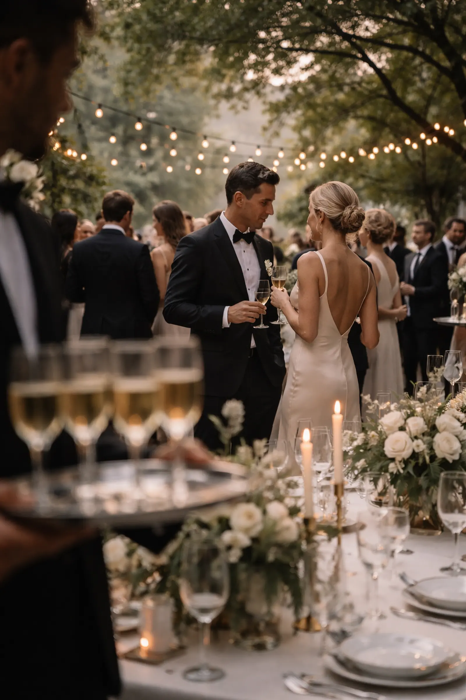 Ritmo de una boda elegante en Galicia y Madrid con una celebración serena y bien diseñada